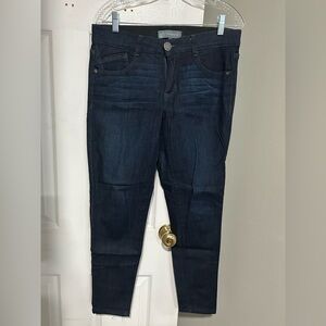 Wit & Wisdom Dark Indigo Skinny Jeans